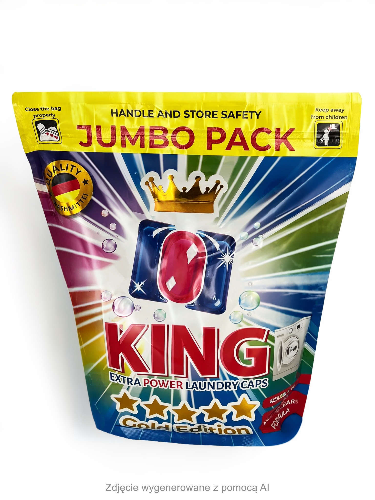 King Kapsułki do prania 3in1 Gold Edition — Zdjęcie produktu