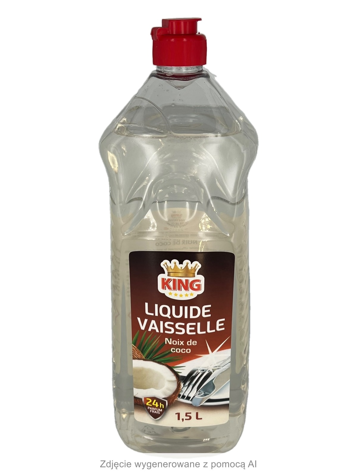 King Płyn do mycia naczyń — Kokos — Zdjęcie produktu